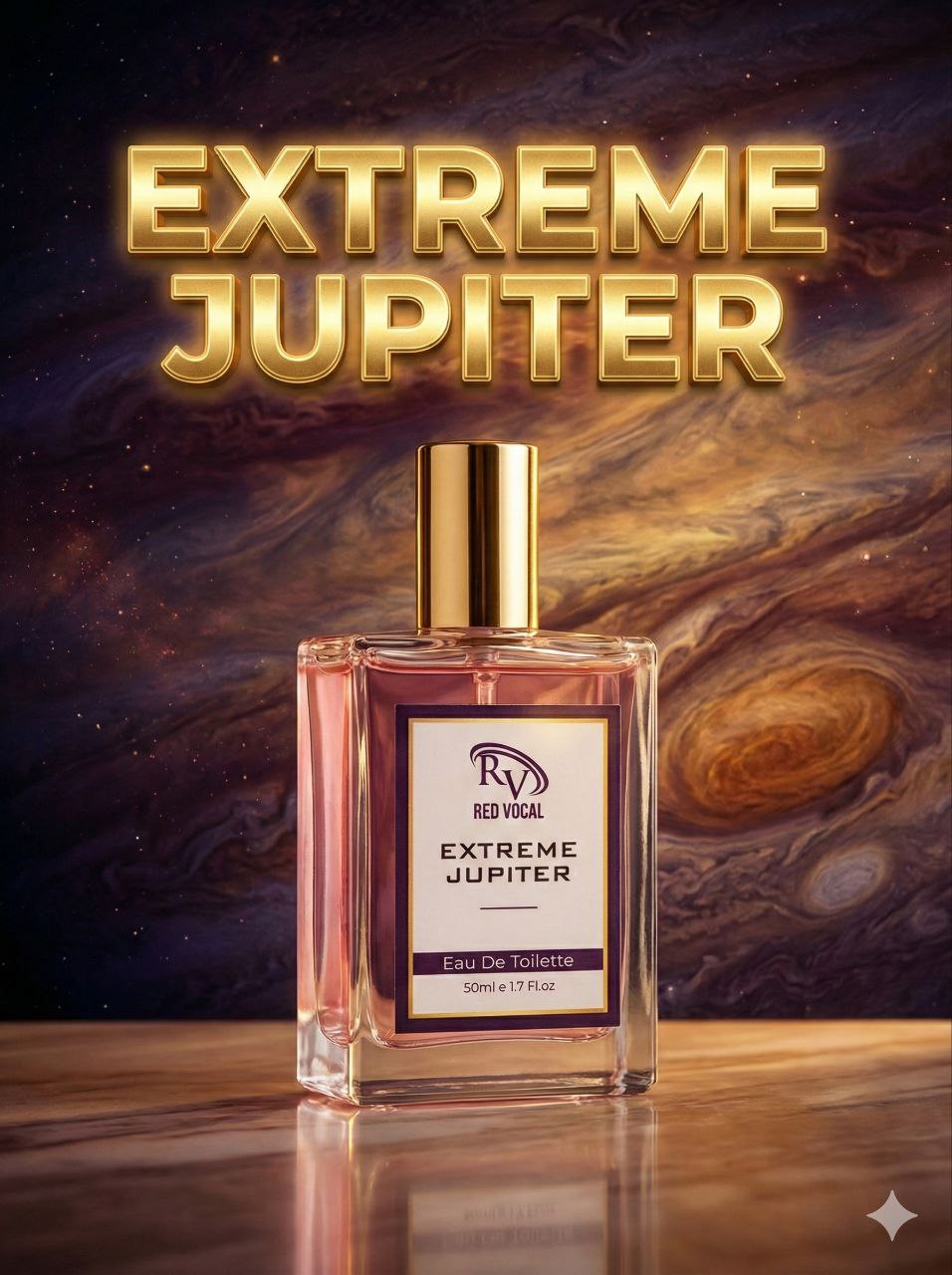 Red Vocal Extreme Jupiter Premium Perfume Eau De Toilette 50ml – Long Lasting Women's Fragrance