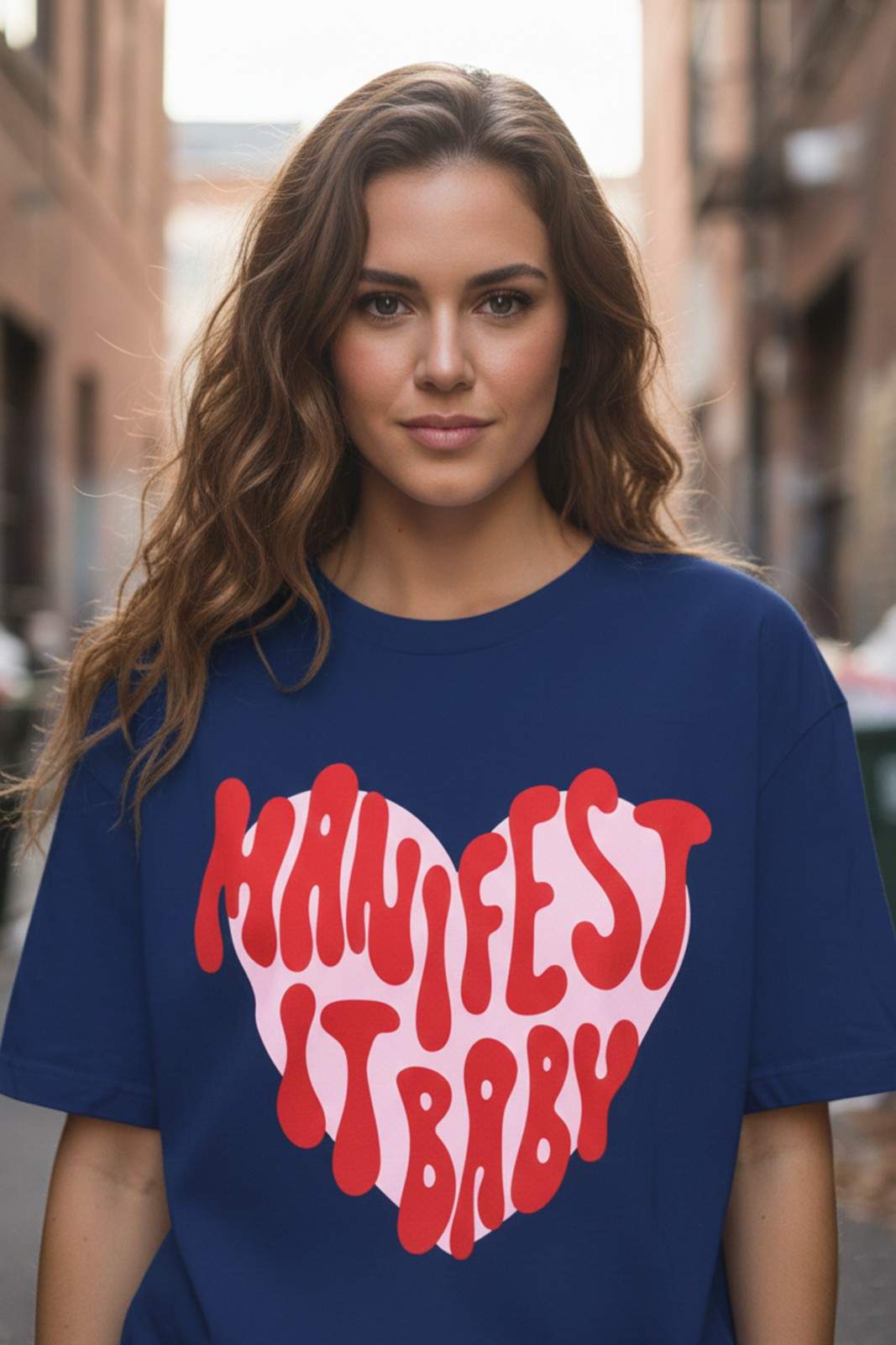 MENIFEST GRAPHIC PRINTED OVERSIZED T-SHIRT