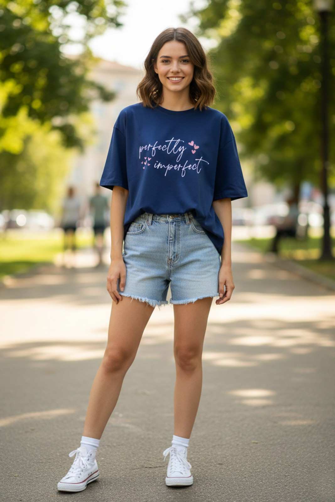 PERFECT GRAPHIC PRINTED OVERSIZED T-SHIRT