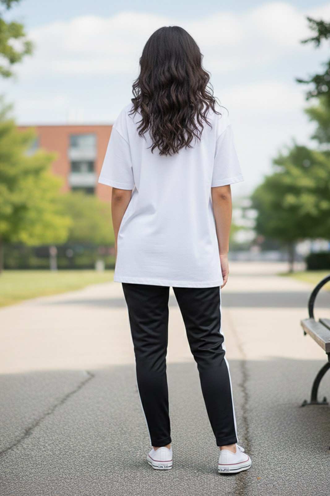 NATURE GRAPHIC PRINTED OVERSIZED TEE