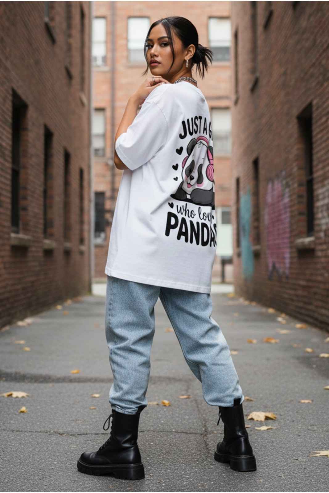 PANDA PULSE OVERSIZED TEE