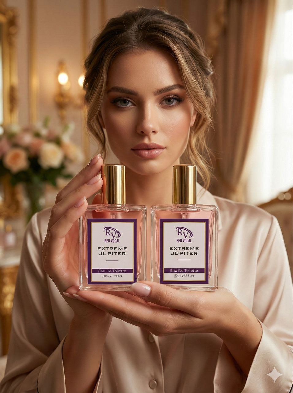 Red Vocal Extreme Jupiter Premium Perfume Eau De Toilette 50ml – Long Lasting Women's Fragrance Set of 2