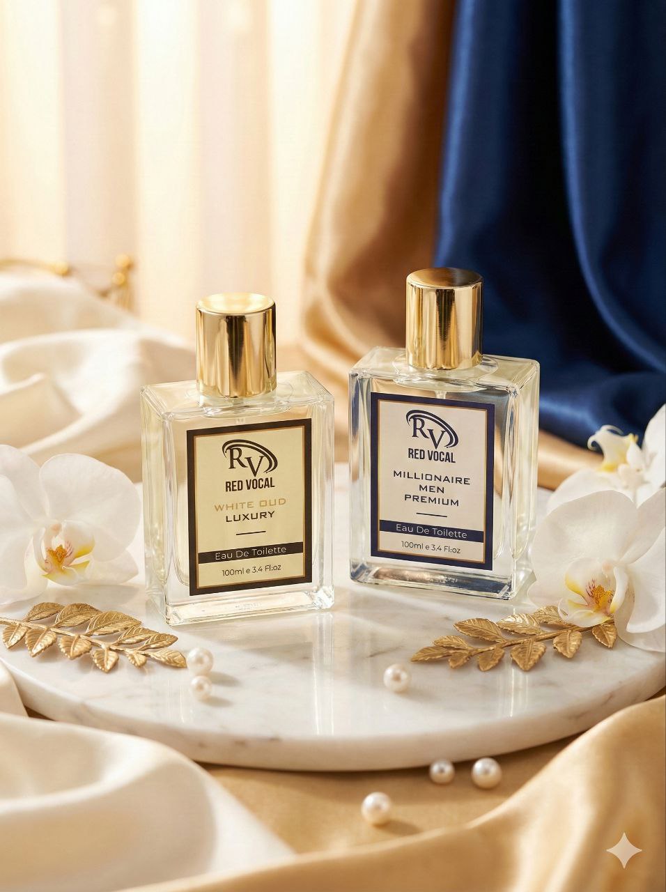 Red Vocal Millionaire Men Premium (Men) with White Oud Luxury (Unisex) 100ml Perfume Spray