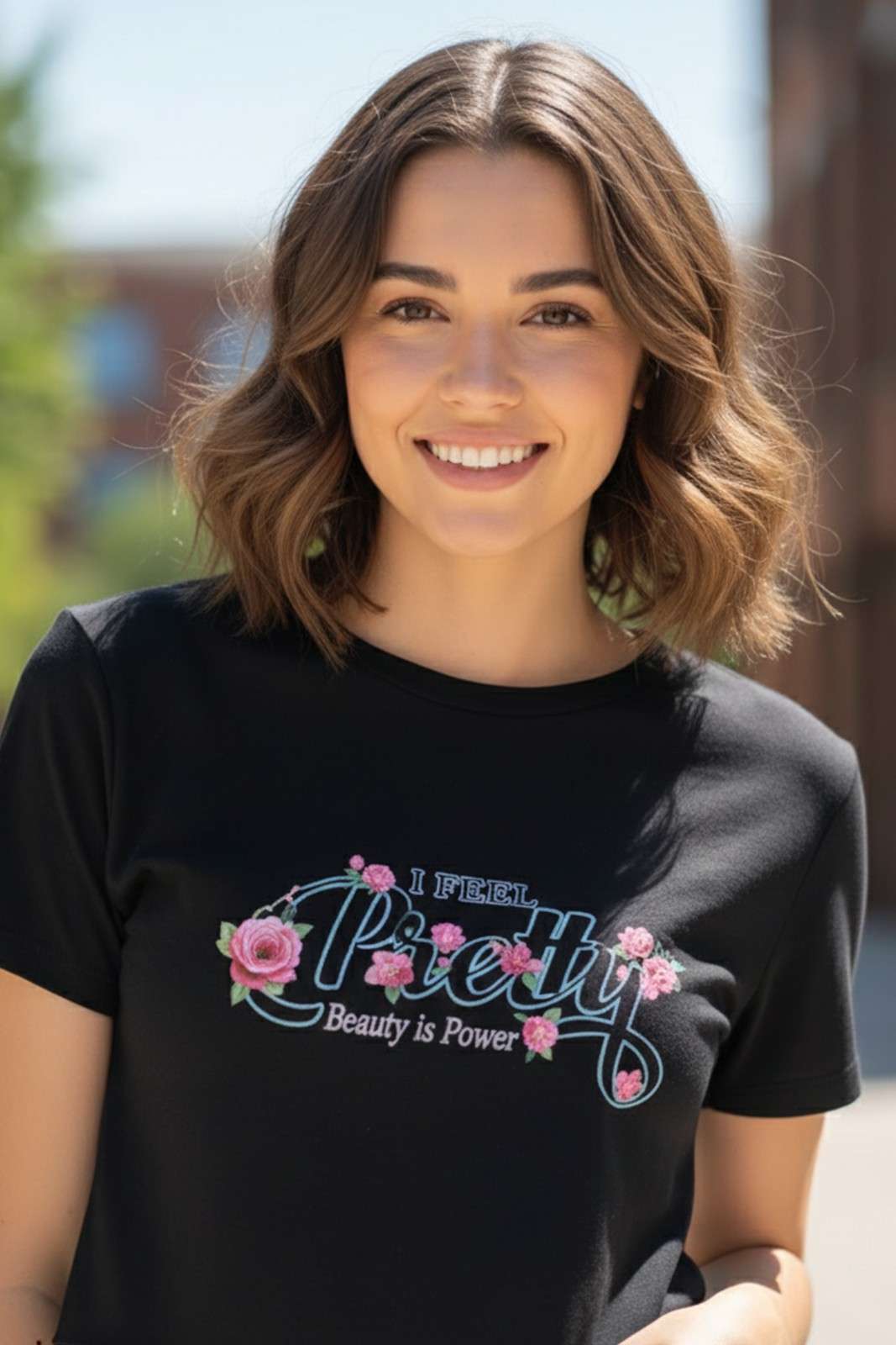 PREETY GRAPHIC PRINTED CROP TOP