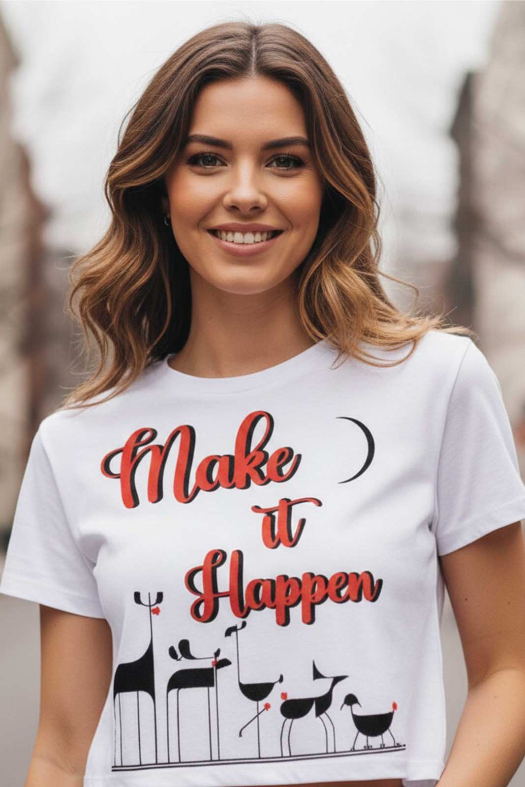 THE MOMENTUM CROP TEE