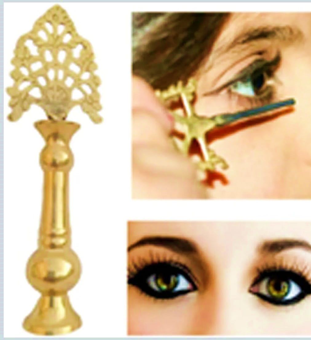 Brass Surmedani With Funnel/Kuppi And Su...