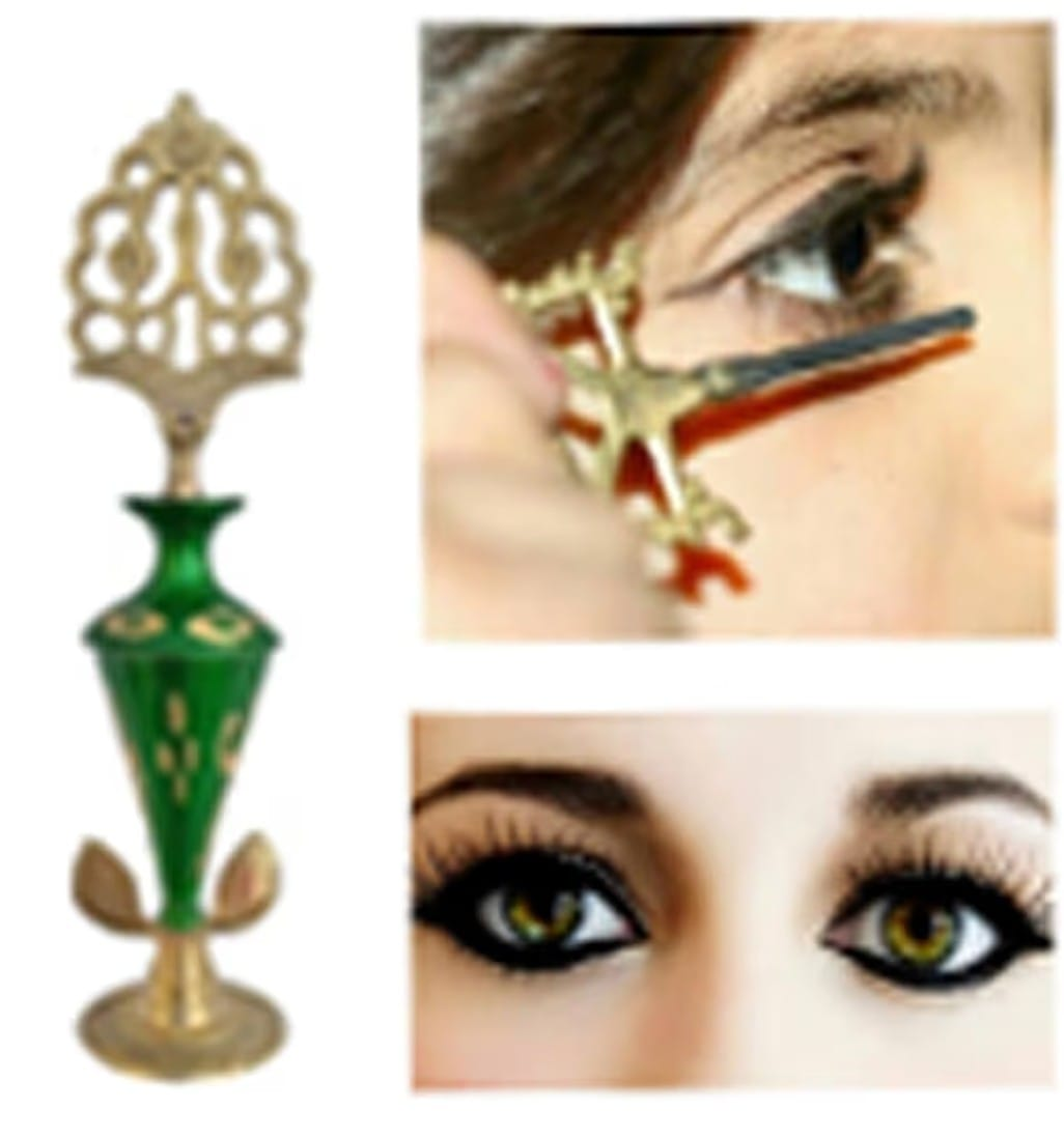 Brass Surmedani With Funnel/Kuppi And Su...