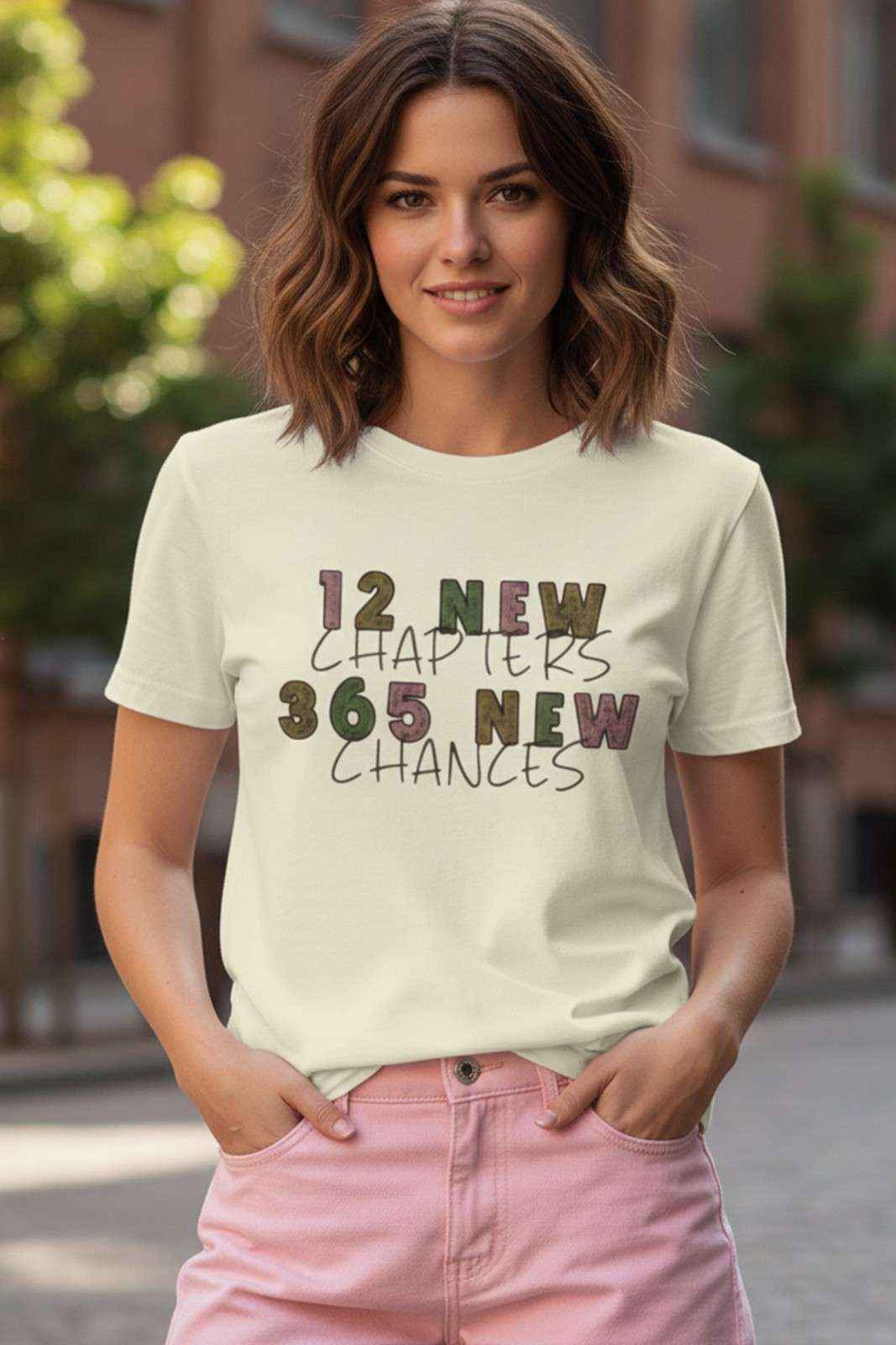 NEW YEAR GRAPHIC PRINTED REGULAR T-SHIRT