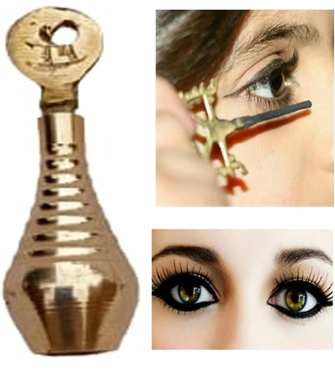 Brass Surmedani With Funnel/Kuppi And Su...