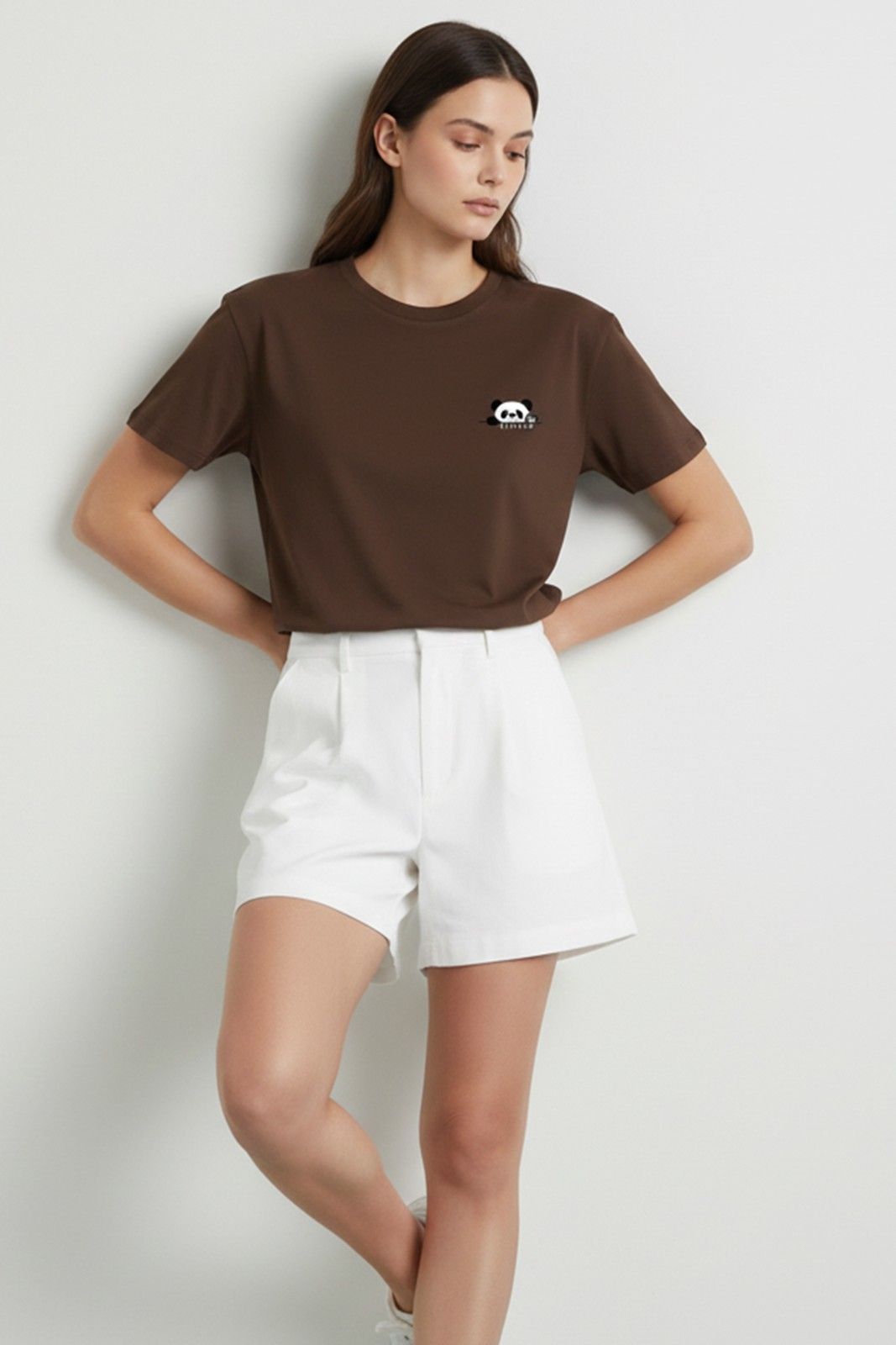 PANDA GRAPHIC PRINTED REGULAR T-SHIRT