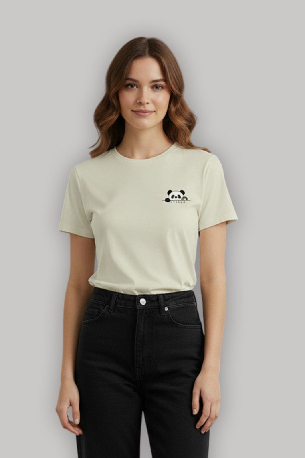 PANDA GRAPHIC PRINTED REGULAR T-SHIRT