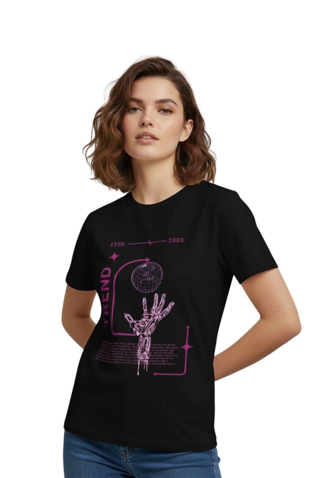 TREND GRAPHIC PRINTED REGULAR T-SHIRT