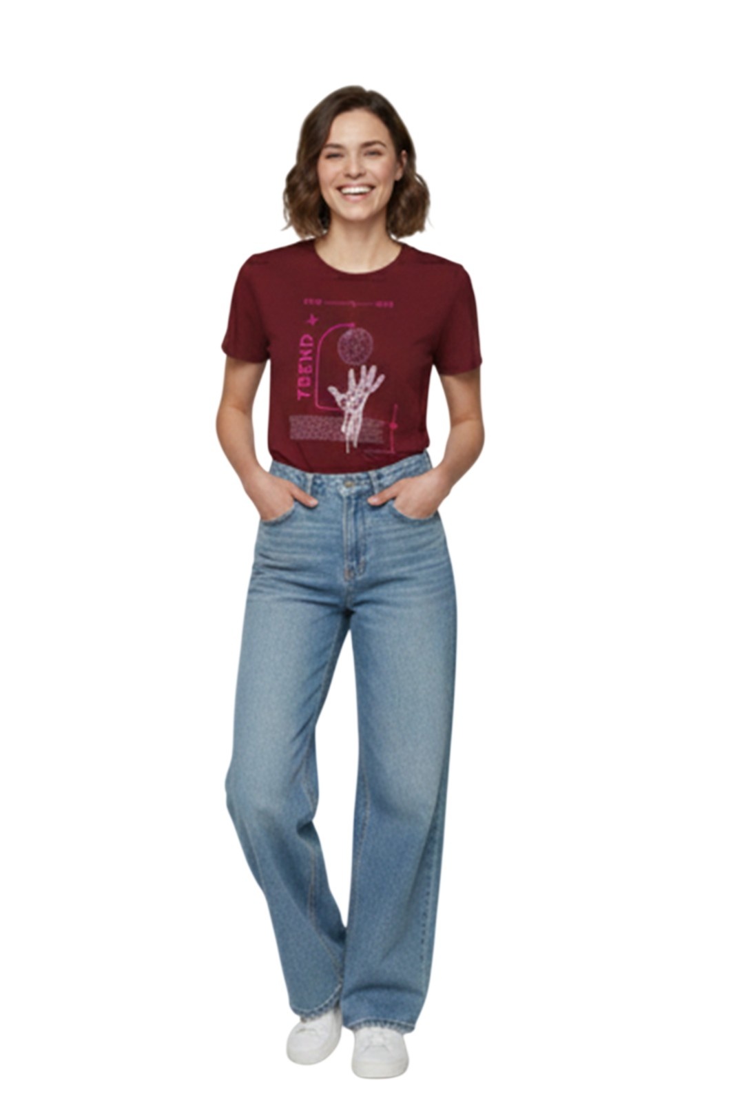 TREND GRAPHIC PRINTED REGULAR T-SHIRT