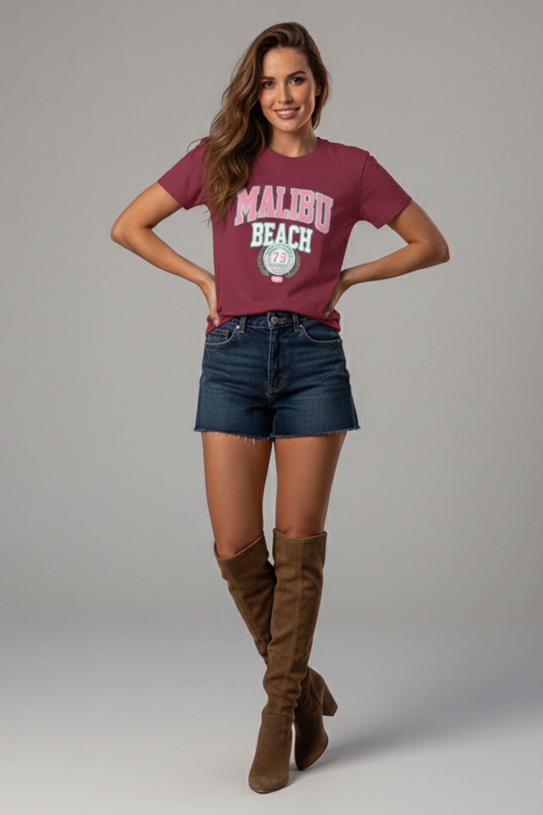 MALIBU GRAPHIC PRINTED REGULAR T-SHIRT