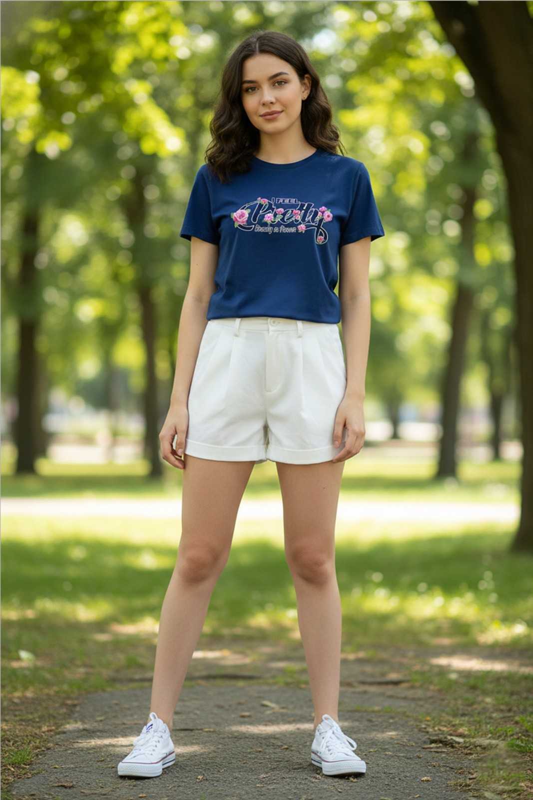 PREETY GRAPHIC PRINTED REGULAR T-SHIRT