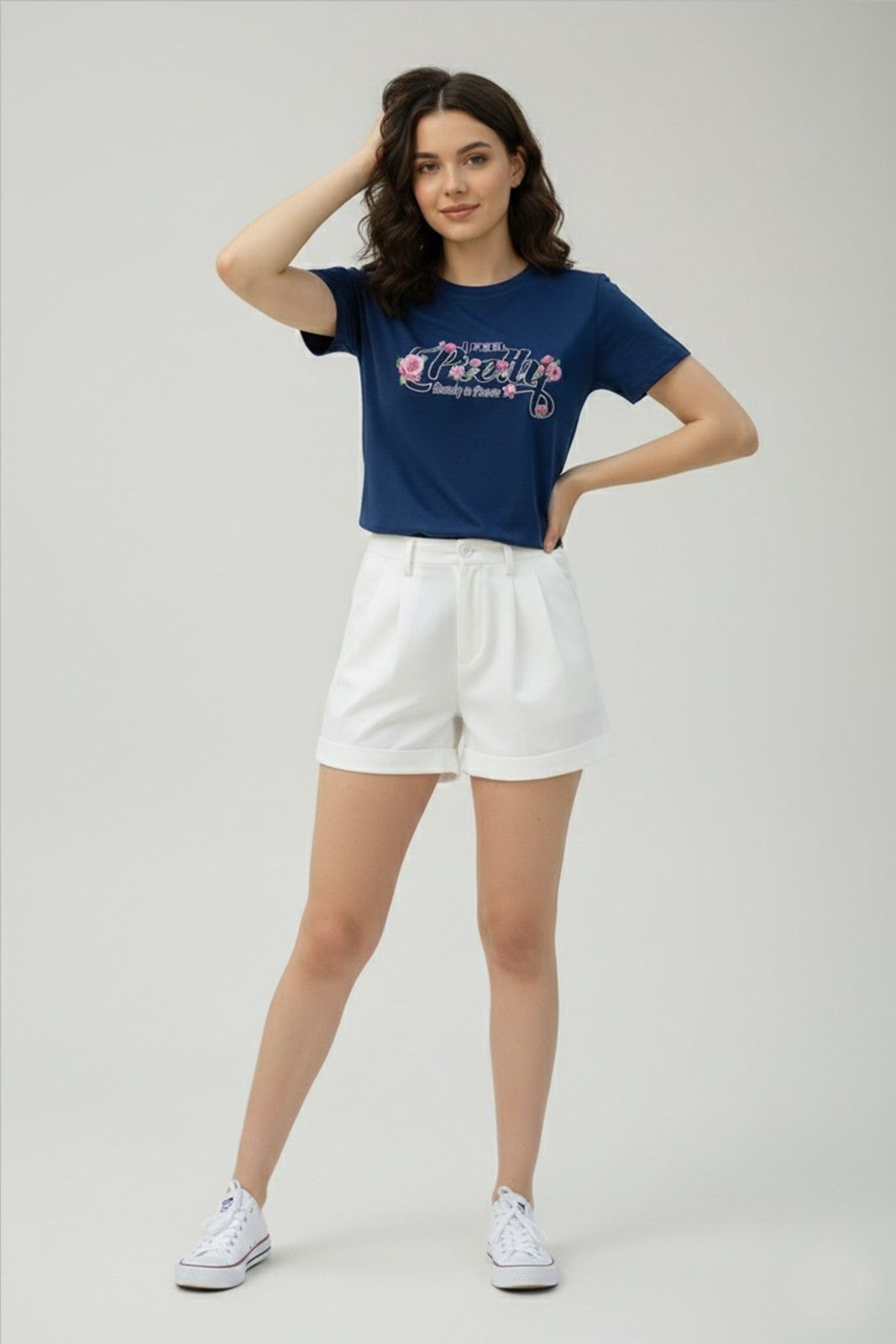 PREETY GRAPHIC PRINTED REGULAR T-SHIRT