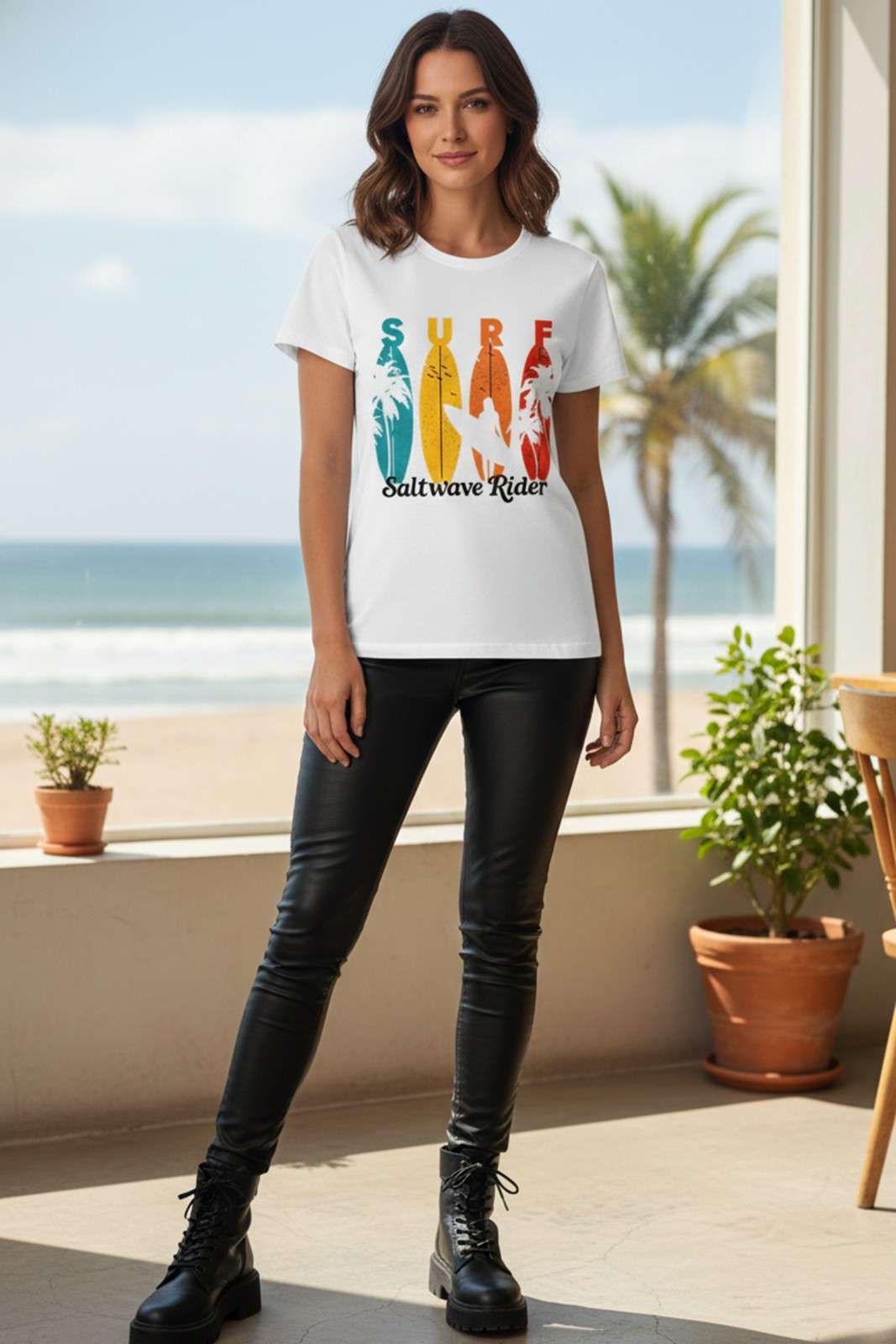 SUNSET BOARD GRAPHIC TEE