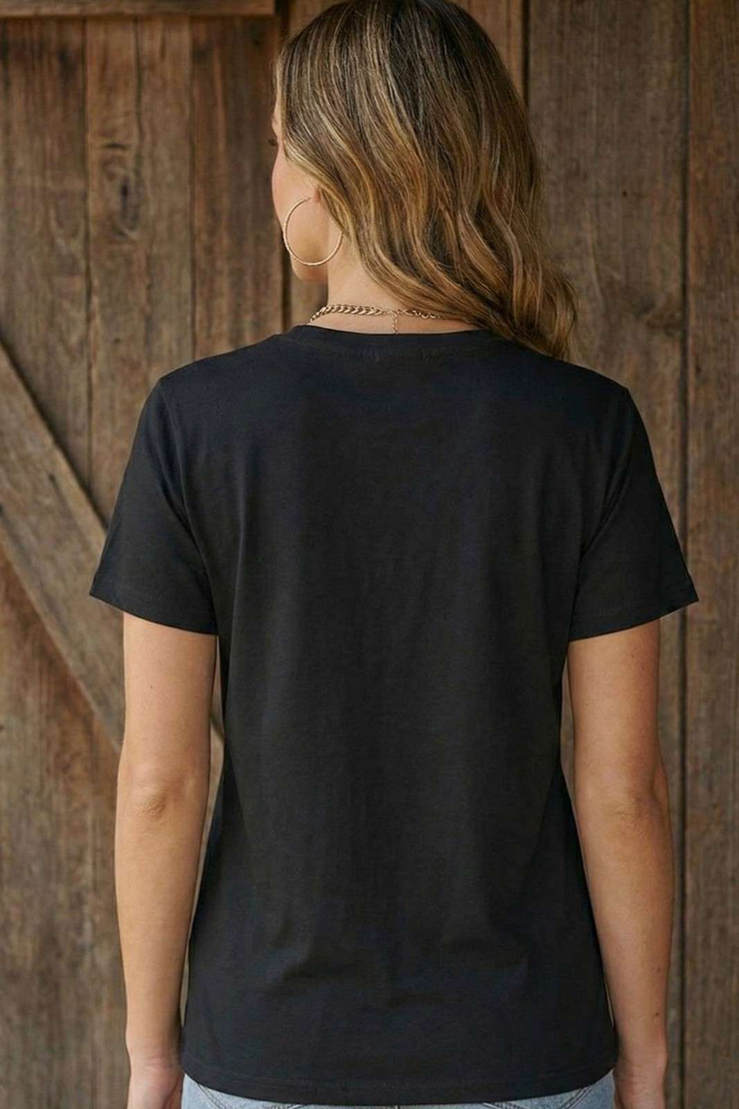 FLOWER LINE PRINTED REGULAR TEE