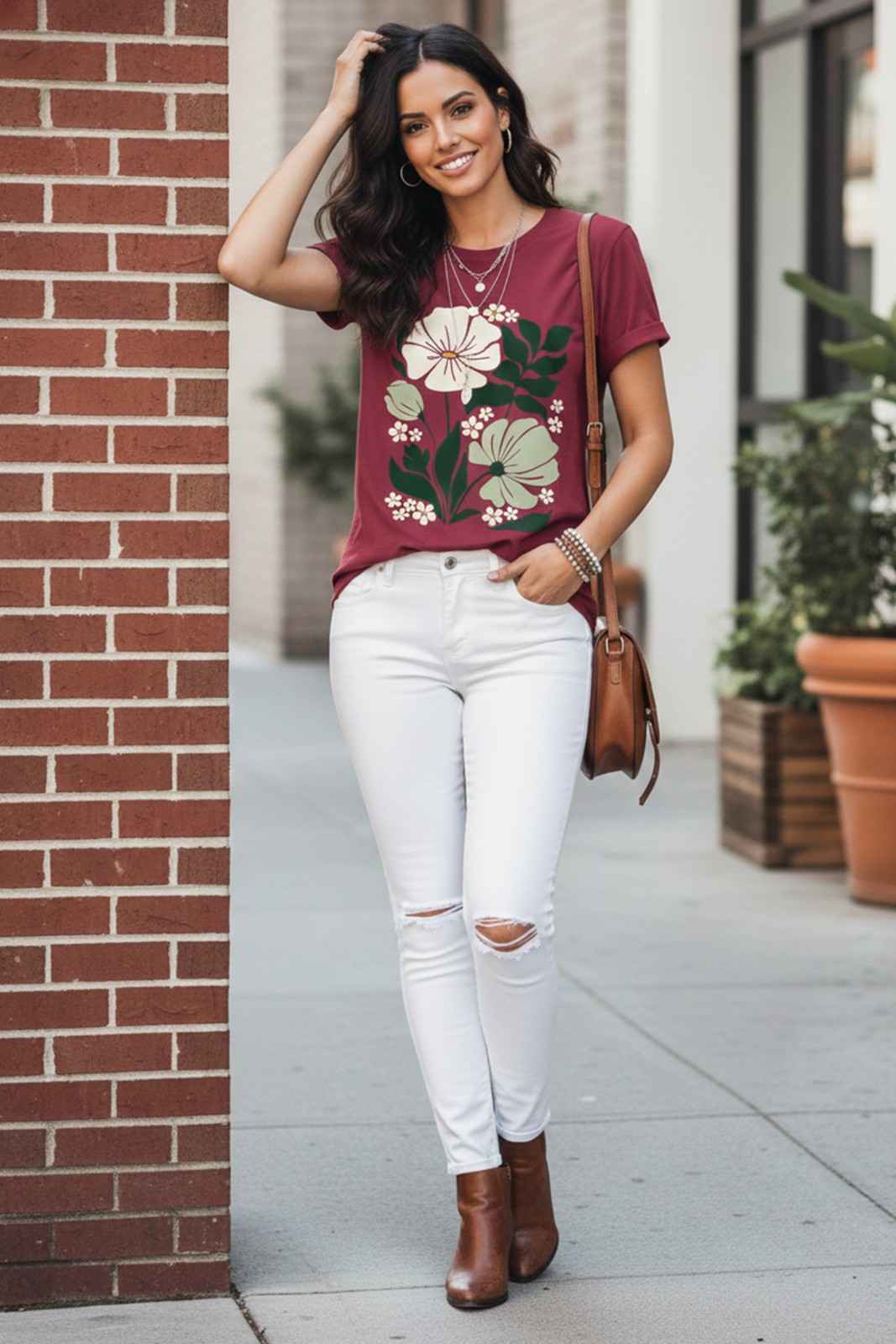 BOTANICAL GRAPHIC REGULAR TEE