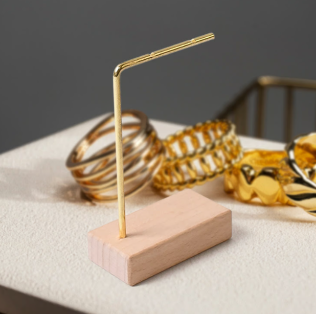 Minimal Wooden Earring & Jewellery Display Stand