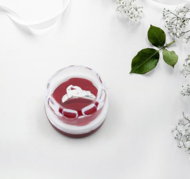 Three Interlocking Silver Ring for Women & Girls