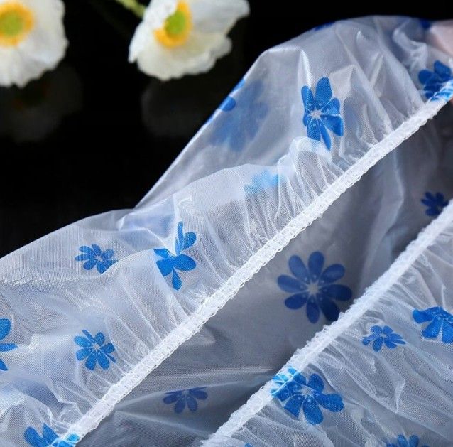 Women’s Reusable Waterproof Shower Cap – Lightweight Bath Hair Cover